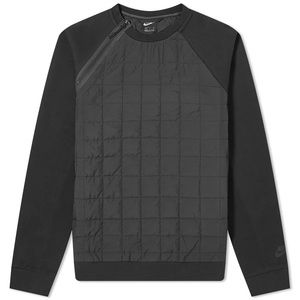 Nike Tech Fleece Quilted Crew - Large
